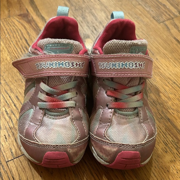 Tsukihoshi Pink and Blue Kids Sneakers - Picture 1 of 2